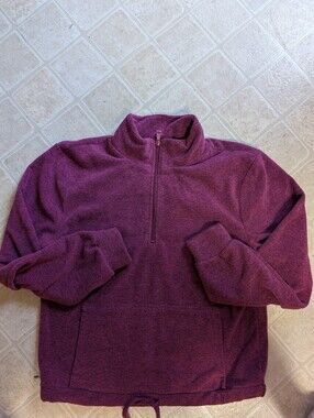 Beyond Yoga Women's Quarter-Zip Pullover Sweater - Plum